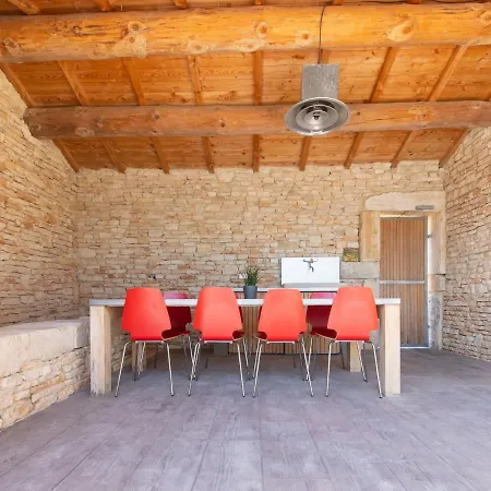 Rustic In With Private Swimming Pool Le Garn